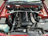 エンジンルーム☆綺麗な状態を保っています☆RB26DETT、2600ccツインカムツインターボです☆弊社で直接購入の場合に限り、ご納車整備時タイミングベルト交換を行いご納車いたします