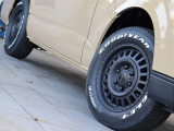 タイヤ GOODYEAR NASCAR でホワイトレタータイヤとオリジナルホイールのNEXUS CREST