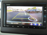 車庫入れ・駐車を安心サポート!バックカメラ装備です。