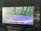 【バックカメラ】駐車時に後方がリアルタイム映像で確認できます。大型商業施設や立体駐車場での駐車時や、夜間のバック時に大活躍!運転スキルに関わらず、今や必須となった装備のひとつです!