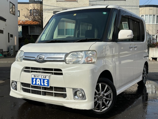 タント G 4WD 左側パワースライドドア 純正CDオーディオ