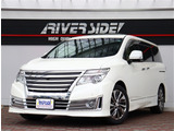 日産 エルグランド 3.5 ライダー 4WD  純正ナビサンルーフ後席モニター白革シート
