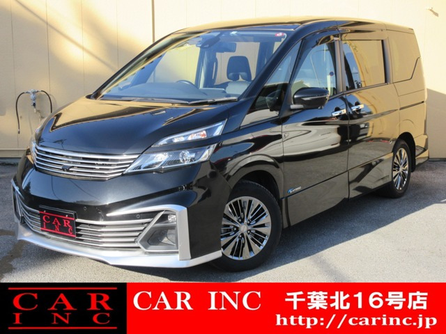 セレナ 2.0 ライダー Vセレクション ブラックレザー 禁煙車 後席フリップダウンモニター