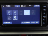 携帯電話とBlue Toothの連携により車の中でハンズフリー通話が可能です。