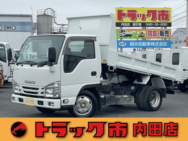 エルフ 3.0 強化ダンプ フルフラットロー ディーゼル 2t 全低床強化ダンプ 5速MT 荷...