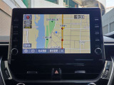 トヨタ純正9インチディスプレイオーディオ+ナビキット。AppleCarplayやandroidAutoでお使いのスマホの地図アプリを画面に表示。Bluetooth接続で音楽等もご利用できます。