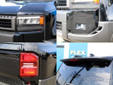 リフレクター式3眼LEDヘッドランプ!先行車、対向車への防惑防止に配慮され、車両姿勢の変化にかかわらず照射軸を一定に保つオートレベリング機能付き!先進的なデザインのLEDリヤコンビネーションランプ!