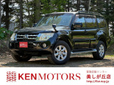 【中古車情報】三菱 パジェロ 3.2 ロング GR ディーゼル 4WD 社外ナビ/7人乗り/後席モニタ/ETC/Bカメ の中古車詳細（走行距離：10.8万km、カラー：ブラック、販売地域：北海道札幌市清田区美しが丘3条3丁目）