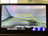 バックでの車庫入れも安心です! リアカメラが付いているバックモニター付のナビを装備しております。操作線もついており距離感も画面から確認できます。