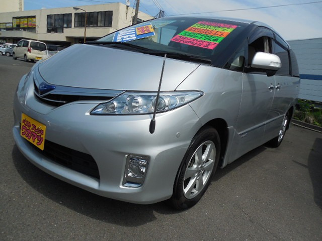 エスティマハイブリッド 2.4 G 4WD セカンドオットマン前席シートヒーター