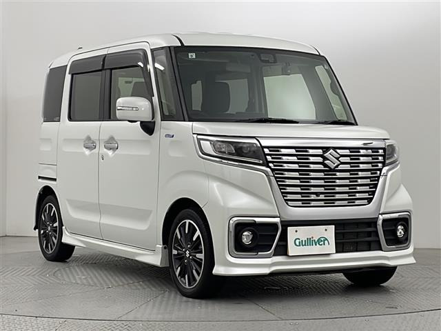 スペーシアカスタム ハイブリッド(HYBRID)  XSターボ ワンオーナー 修復歴無し