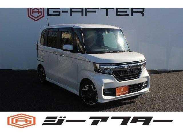 N-BOXカスタム G L ターボ ホンダセンシング 純正8型ナビRカメラTV両側電動LEDヘッド
