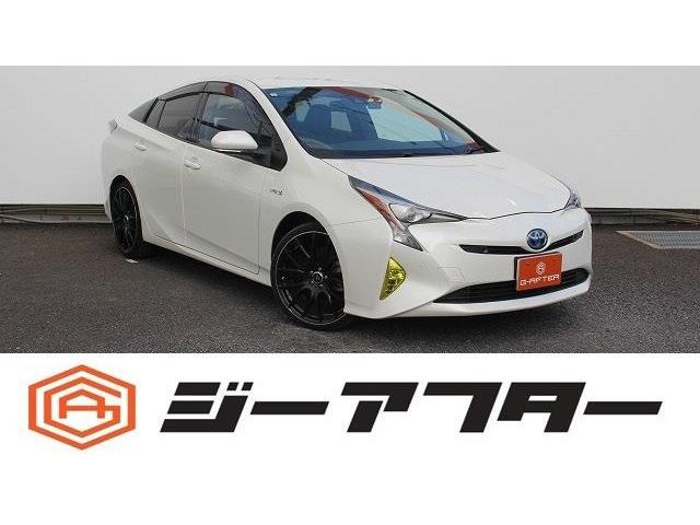 プリウス 1.8 A ツーリングセレクション 黒革TSS純正9型ナビBカメラTVシートヒータ