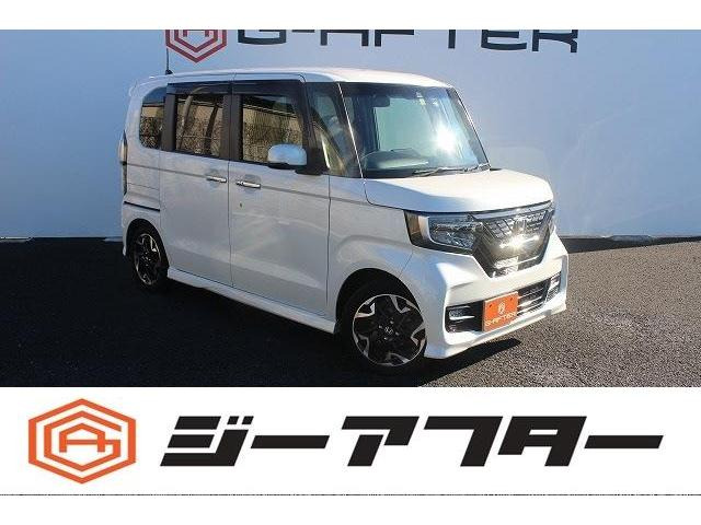 N-BOXカスタム G L ターボ ホンダセンシング 純正8型ナビRカメラ両側電動LED衝突軽減