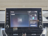 トヨタ純正9インチディスプレイオーディオ。AppleCarplayやAndroidAutoでお使いのスマホの地図アプリを画面に表示。Bluetooth接続で音楽等もご利用できます。