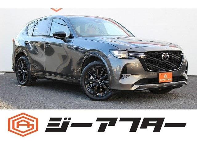 CX-60 2.5 PHEV プレミアムスポーツ 4WD サンルーフ1オーナーBOSEタン革12.3型ナビ