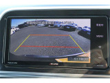 バックモニター付ですので、車庫入れも駐車もラクラクです。