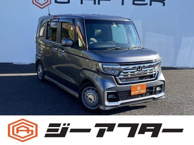 N-BOXカスタム G L ターボ ホンダセンシング 後席モニター純正8型ナビ後期グリルW電動