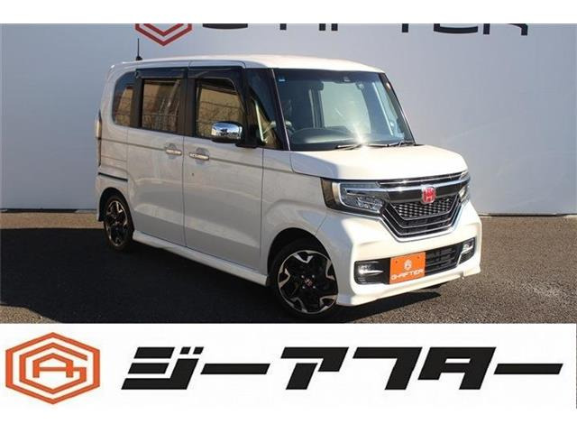 N-BOXカスタム G L ターボ ホンダセンシング 後席モニター純正8型ナビRカメラ両側電動