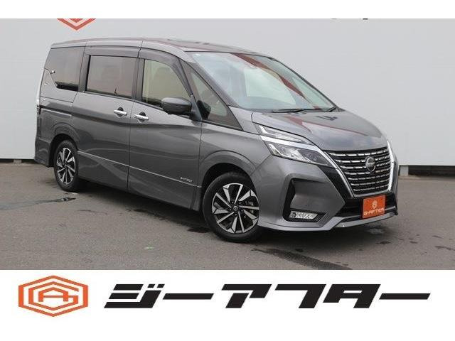 セレナ 2.0 ハイウェイスター V 純正10型ナビ後席モニタ360°カメラ両側電