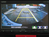 バックや車庫入れ時などに便利なバックカメラ付きです。夜間や雨天などの少ない光量での後方の暗然確認に安心ですね♪
