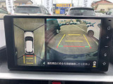 バックガイドモニターで、後方を確認しながら安心して駐車することができます。運転初心者も熟練者も必須の機能ですよ!