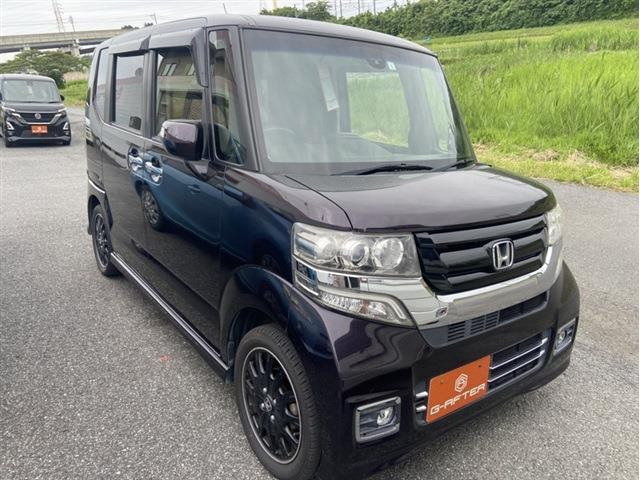 N-BOXカスタム G ターボ SSパッケージ ブラックスタイル 後期型純正8型ナビBカメラTV...