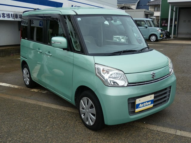 スペーシア T レーダーブレーキサポート スマートフォン連携ナビゲーション 4WD 