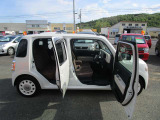 ドアの開閉度も広く乗車も楽です!