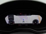 必要に応じてメーター内に地図や車両にインフォメーションなどを切り替え表示できる12.3インチバーチャルコクピット