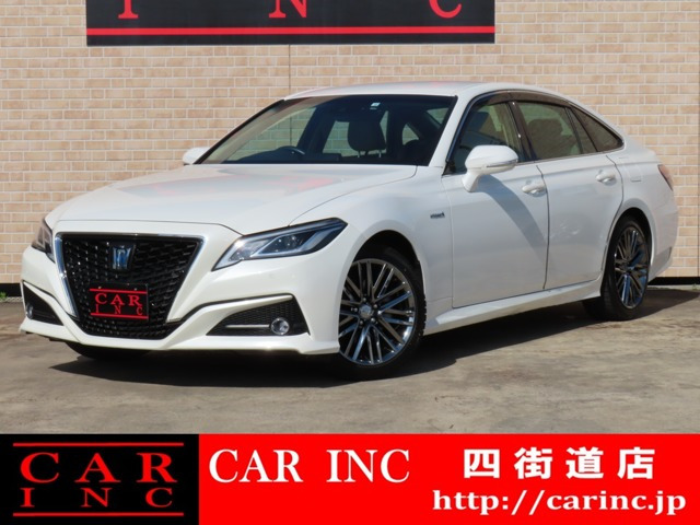 クラウン ハイブリッド 2.5 S Cパッケージ トヨタセーフティセンス シートヒーター