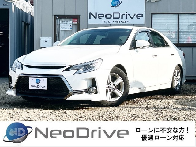 マークX 2.5 250G Four 4WD 社外バンパー ローダウン 前後ドラレコ