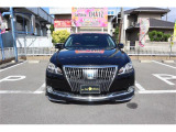 クラウンマジェスタ 3.5 Fバージョン 黒全塗装 外品フルエアロ