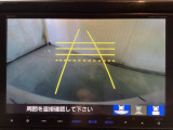 バックでの車庫入れも安心です! リアカメラが付いているバックモニター付のナビを装備しております。操作線もついており距離感も画面から確認できます。
