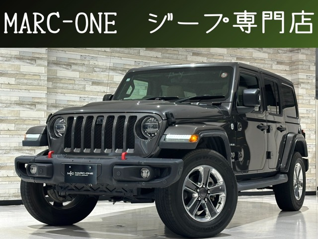 ラングラー アンリミテッド サハラ ローンチエディション 4WD 1年保証付 ベージュ革...