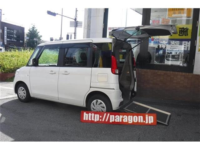 スペーシア G ウィズ 車いす移動車 リアシート付 レーダーブレーキナビTV