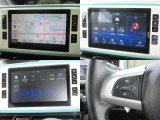 現在では必需品のナビが装備されています。オーディオはTV・AM・FMラジオ・Bluetoothが使えます。快適ドライブの強い味方です!