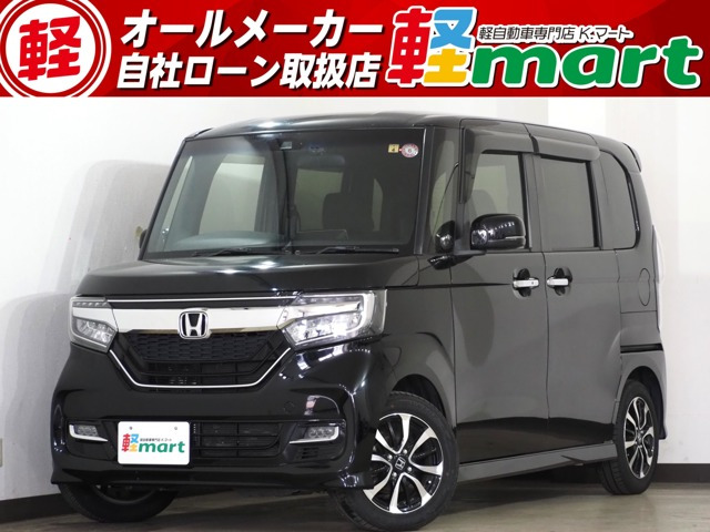 N-BOXカスタム G L ホンダセンシング Bカメ ETC シ-トH 両PSD ナビTV BT ACC LED