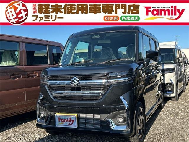 スペーシアカスタム ハイブリッド(HYBRID)  XS 両側電動スライドドア 届出済未使用車