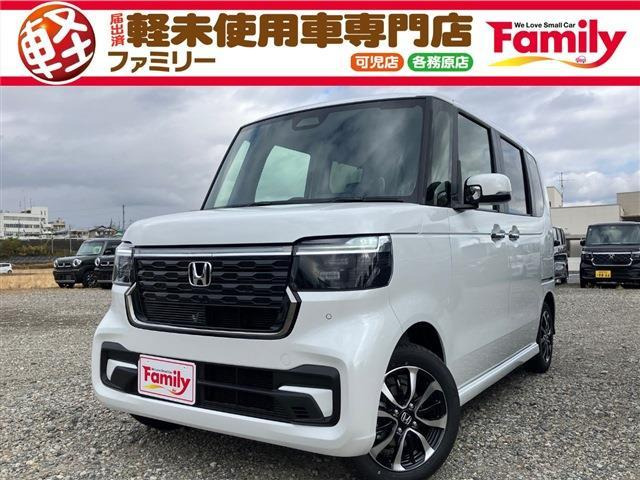 N-BOXカスタム コーディネートスタイル モノトーン 両側電動スライドドア 届出済未使...