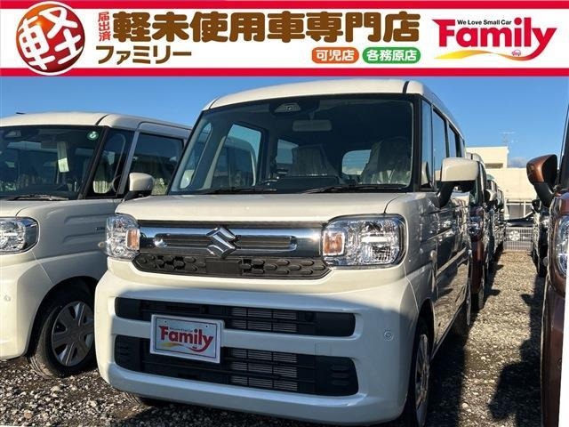 スペーシア ハイブリッド(HYBRID) G ナビPKG 全方位ナビ 届出済未使用車