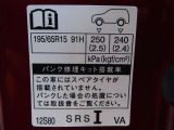 タイヤ基準サイズ195/65R15