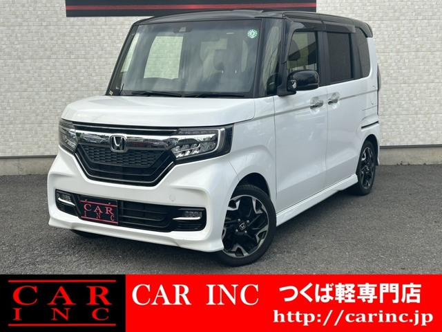 N-BOXカスタム G L ターボ ホンダセンシング 突軽減ブレ-キ 両側パワスラ 純正ナビ
