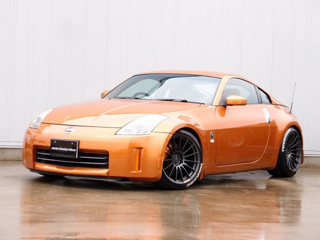 フェアレディZ 3.5 バージョン ST HKS車高調 ENKEI18AW SD地デジナビ 茶革