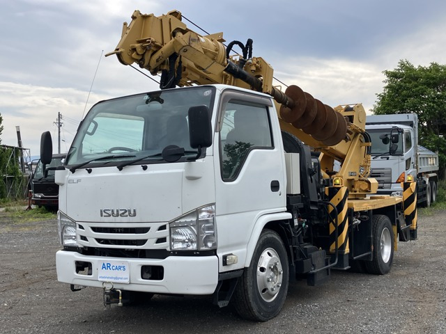 エルフ  穴掘建柱車 吊上荷重2.9t
