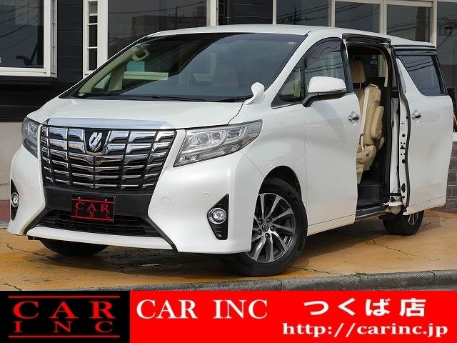 アルファード 2.5 G 4WD 両側パワスラ 純正ナビ フリップモニター