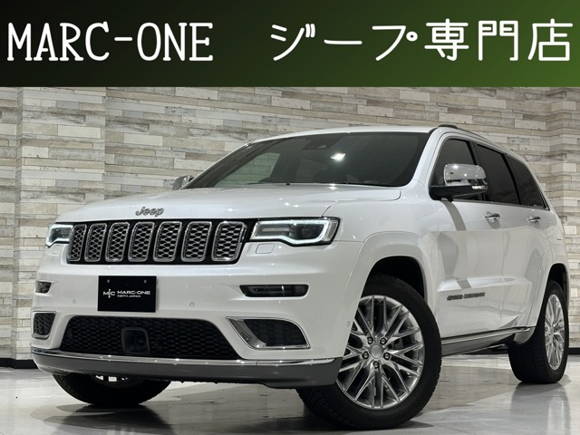 グランドチェロキー サミット 4WD 1年保証付 サンルーフ 茶革 フルセグ ETC
