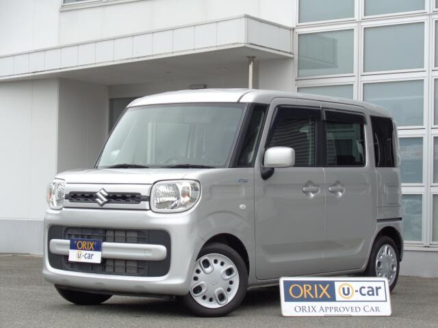 スペーシア ハイブリッド(HYBRID) G 衝突被害軽減ブレーキ非装着車 4WD CDAUX シート...