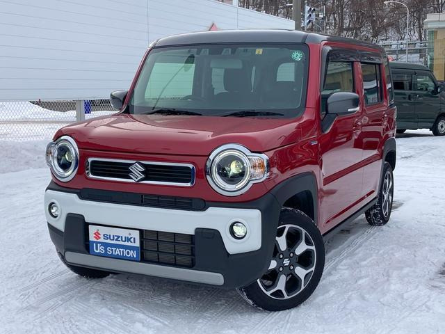 ハスラー ハイブリッド(HYBRID) X 4WD ☆純正ワイドナビ