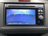 バックでの車庫入れも安心です! リアカメラが付いているバックモニター付のナビを装備しております。操作線もついており距離感も画面から確認できます。